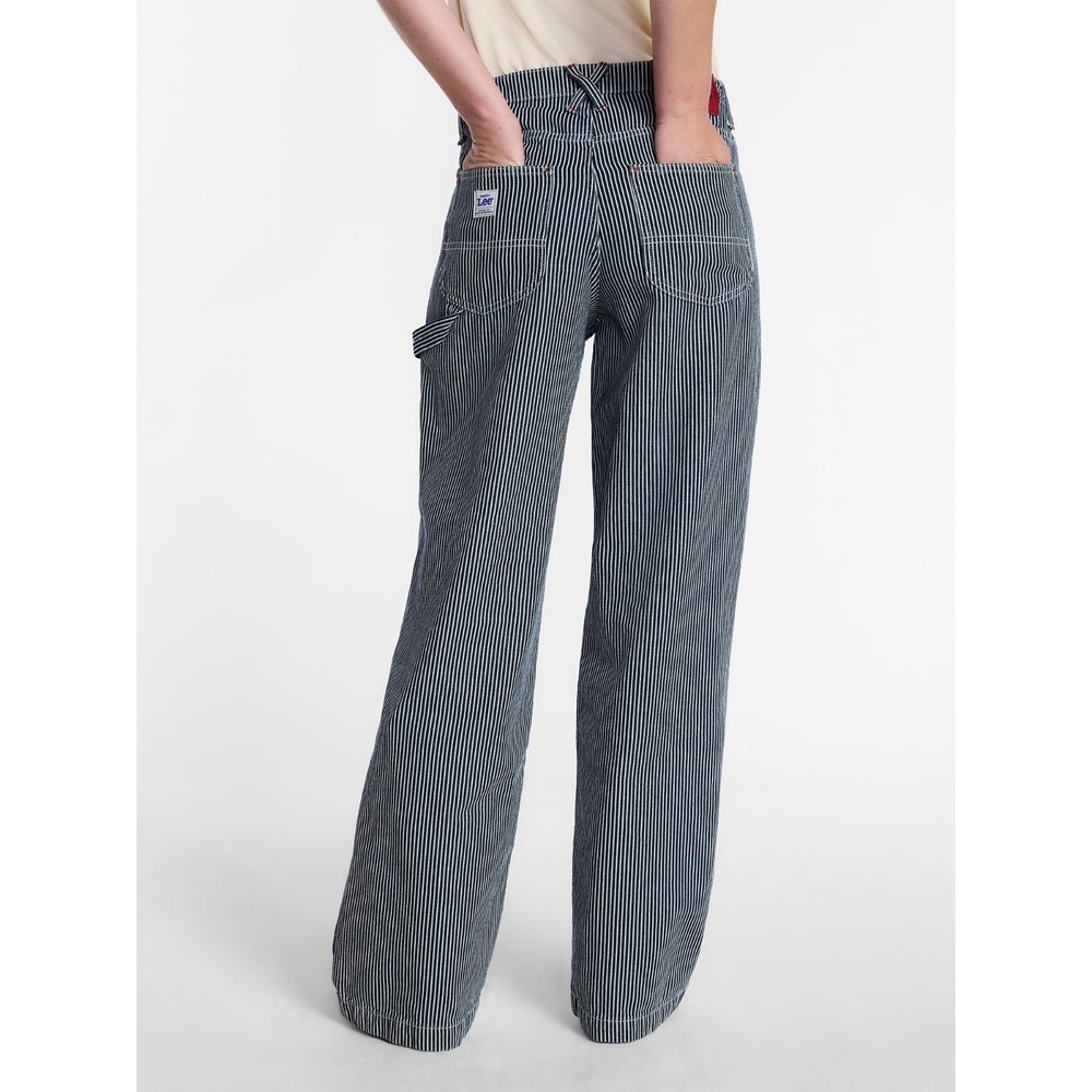 Kacey Lee Women's Mid Rise Loose Carpenter Jeans, Size 2 - Picture 4 of 7